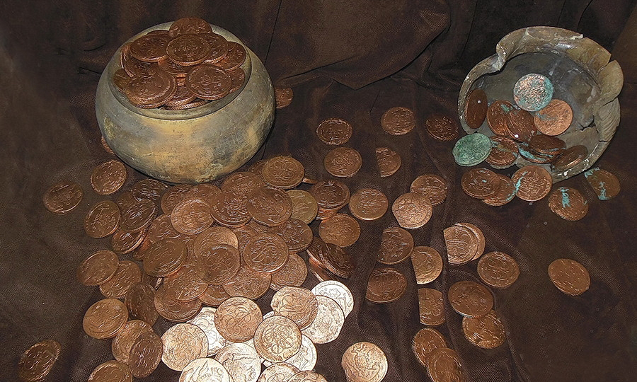 Клад монет 2-й половины XVIII в.